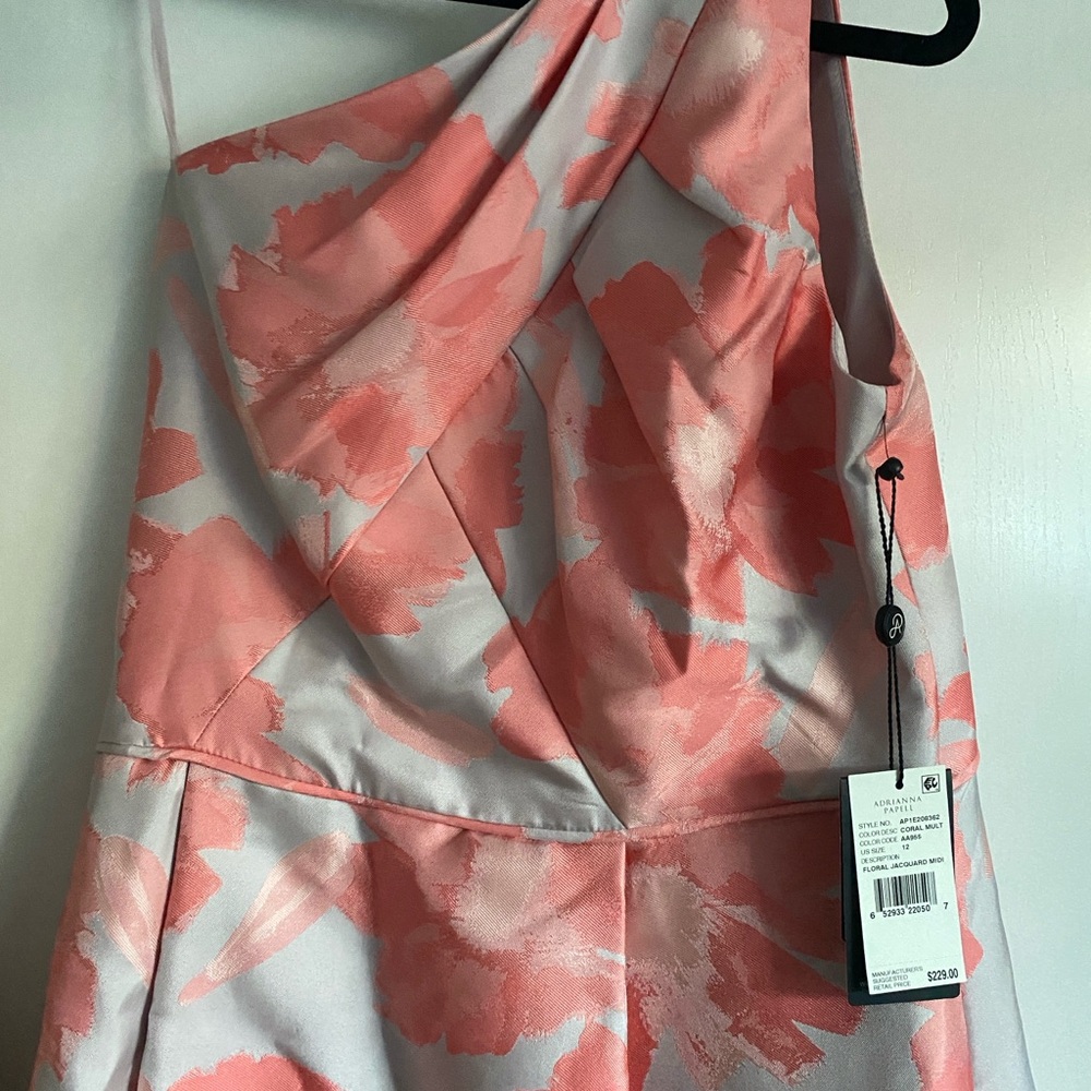 Adrianna Pappell One Shoulder Dress